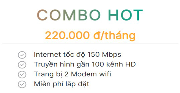 combo truyền hình số + internet HOT 220.000 đồng/tháng
